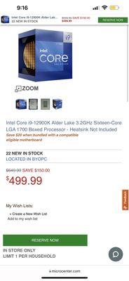 Micro center price match