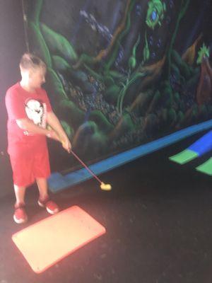 Mini golf .