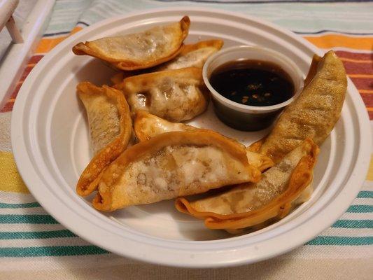 Ehhh... Chewy potstickers.  Not my fave.