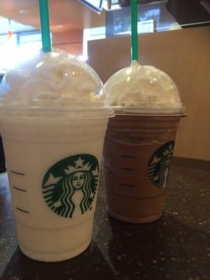 Gaulle bean frapp, totally tasted like Breyers ice cream!