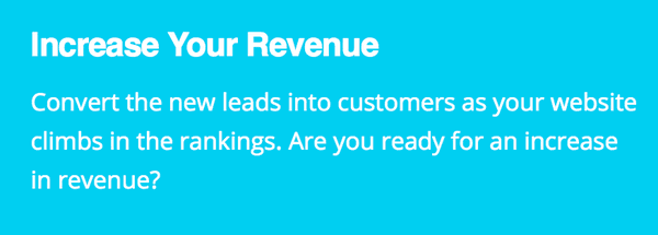 Increase Your Revenue: Convert the new leads into customers as your website climbs in the rankings...