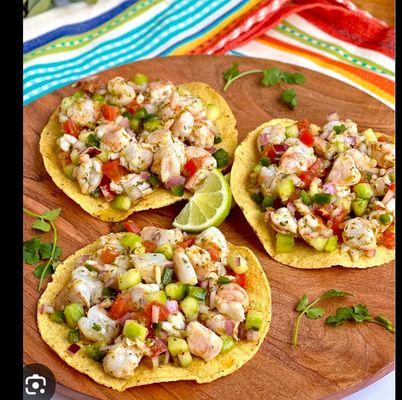 Ceviche Tostadas