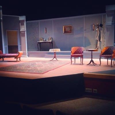 The stage for the play.  Really looking forward to seeing this.