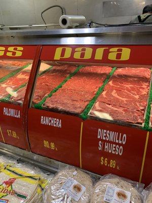 Carne, fresh cut of meats, Ranchera is the one for your carne Asada needs! Yum!!