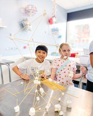 Spaghetti structures at camp