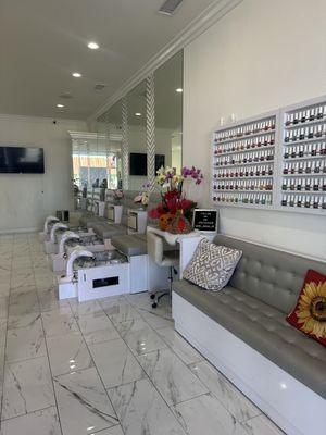 Pedicure stations