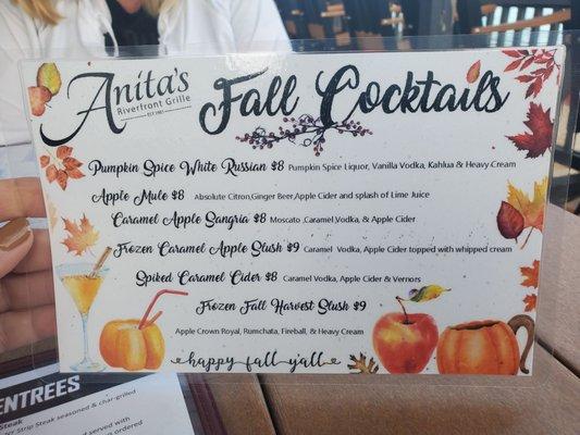 Fall Cocktails.