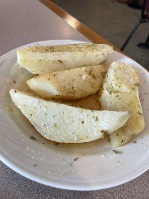 Greek potatoes. Very glad I ordered these. They were awesome.