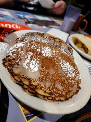 Cinnamon Bun Pancakes