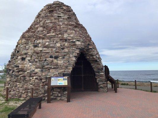 Replica of Iron Ore Kiln on trail