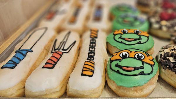 TMNT themed pastries