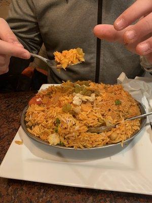 Vegetarian biryani