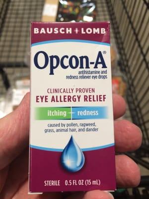 Ok, a tip.  If you suffer from allergies or your pet cat....and your eyes start to smart and itch.  THESE DROPS will fix it.  IMO!