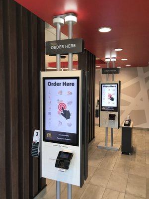 New Kiosks & digital menu boards