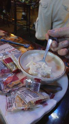 Best clam chowder on this side if the Mississippi!  Thanks Kenny!