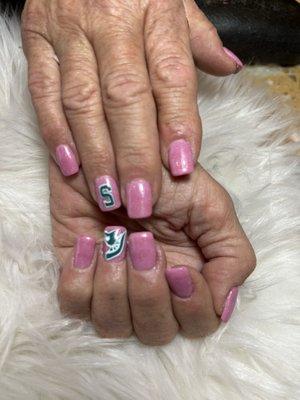 Spartan Strong thanks to Kenny at Hollywood Nails!!