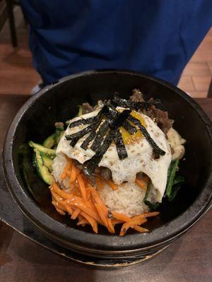 Hot Beef Stone Bowl Bibimbap