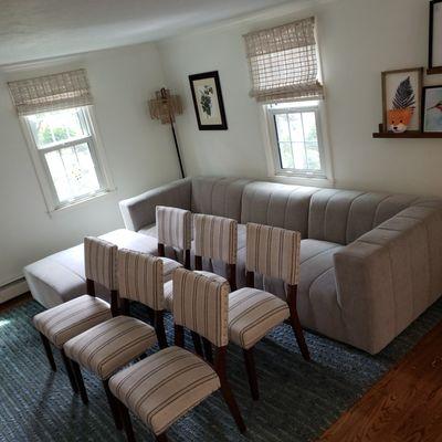 Upholstery Steam cleaning in Easton Ma.