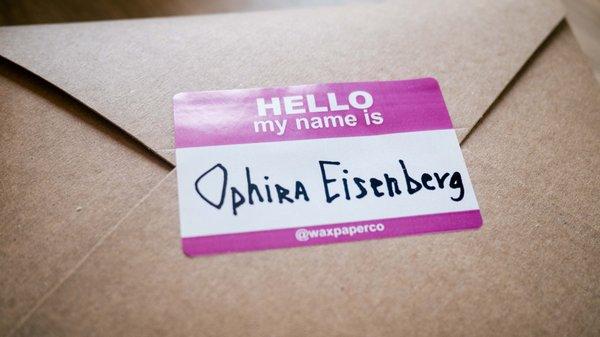 Ophira Eisenberg tag (18 Aug 2022)