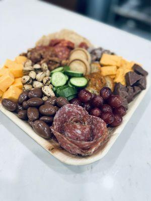 Our charcuterie plate for two.