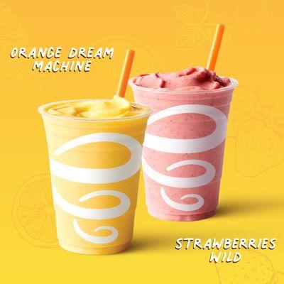 Orange Dream Machine, Strawberries Wild Smoothie