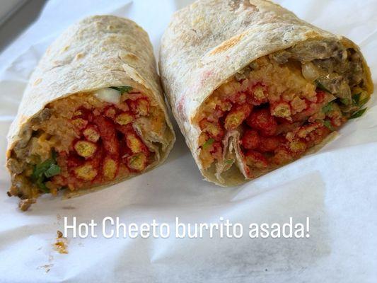 Hot Cheeto burrito