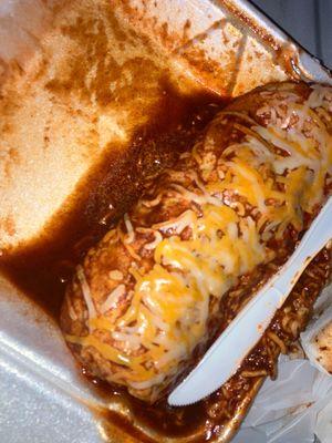 Super wet burrito I got this Morning, never again