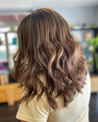 Subtle caramel teasy light!  hair by our amazing Rising Artist Alea!  #RiceVillage