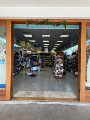 Front of store