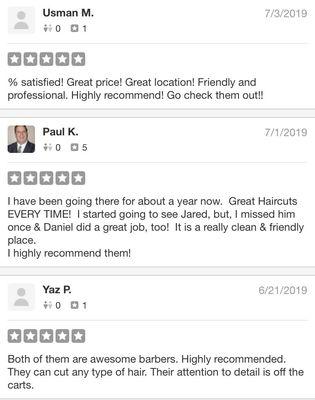 Reviews from our awesome clients. Thank you!