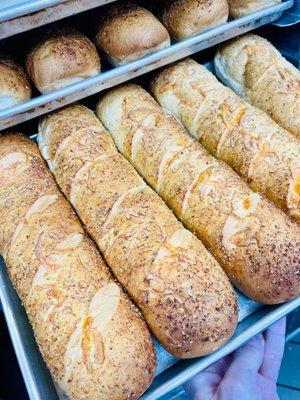 FRESH Italian Herb and Cheese Bread