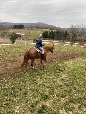 Practicing in the ring