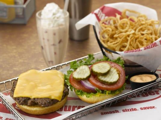 Smashburger, Smashfries and a Häagen-Dazs shake