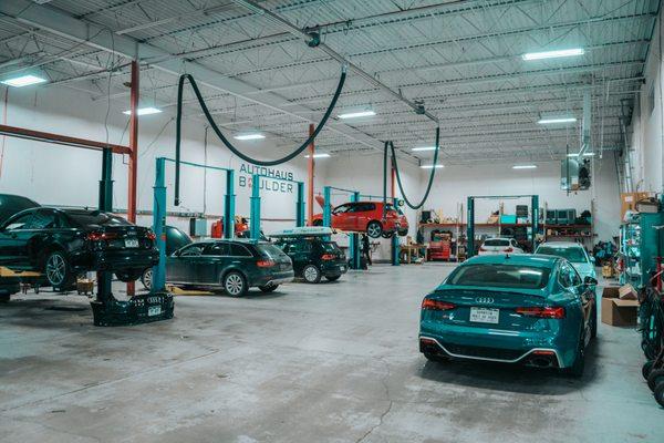 Inside of the shop at Autohaus Boulder