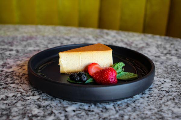 Come and try our new rich and creamy flan.