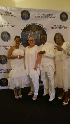 Bishop Michael Hall's 35/30 All White Celebration at the Castaway's in Burbank, Ca