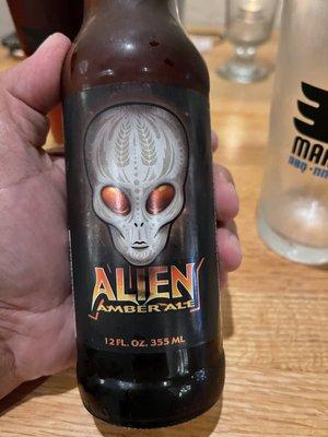 Yummy beer from Mars!