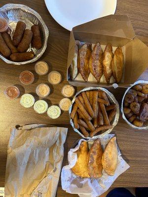 Empanadas, Yuzu Fries, plantains, and more