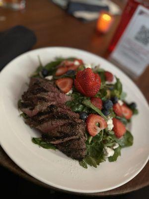 Hanger Steak Salad (very good) 10/10