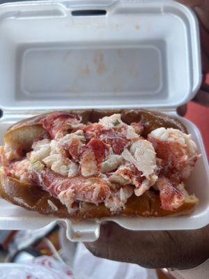 Connecticut Style Lobster Roll with Butter