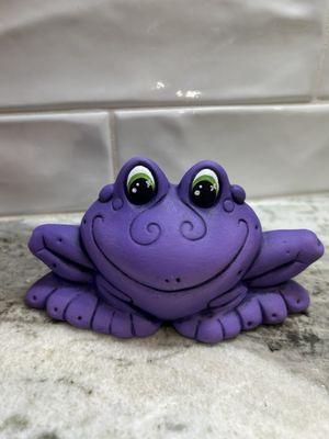 Dry brushed Purple Frog