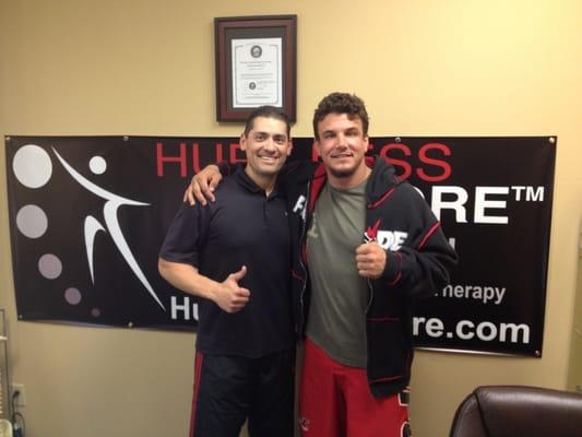 Thumbs Up with UFC Heavyweight Frank Mir