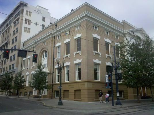 Scottish Rite Center located at corner of SW 15th and Morrison; event entrance 1512 SW Morrison