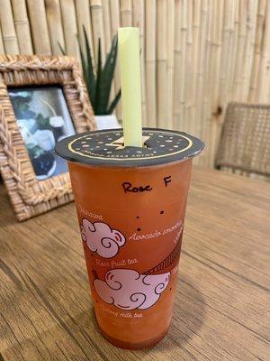 Rose Fruit Tea with Aloe