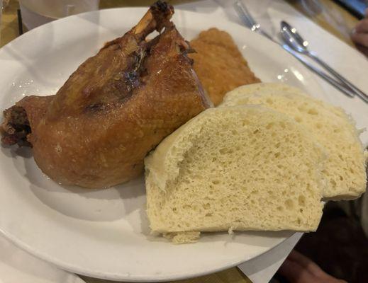 Duck Leg & Breaded Pork Tenderloin