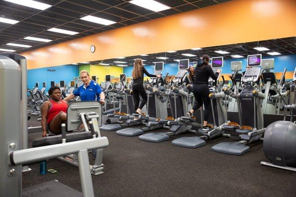 Blue Moon Fitness offers our female members a private and comfortable women's only workout area within each of our clubs.