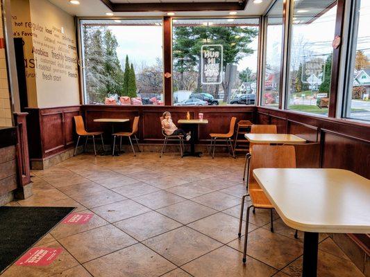 Seating Area at Dunkin Pittsfield North St.