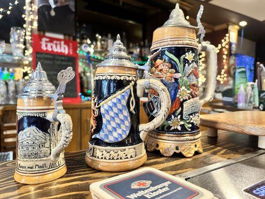 Authentic steins