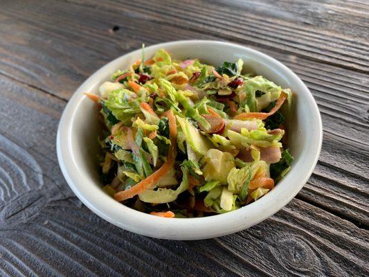 Seasonal side Apple/Kale/Brussels Salad