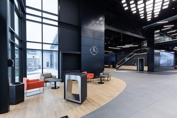 Mercedes-Benz show floor interior